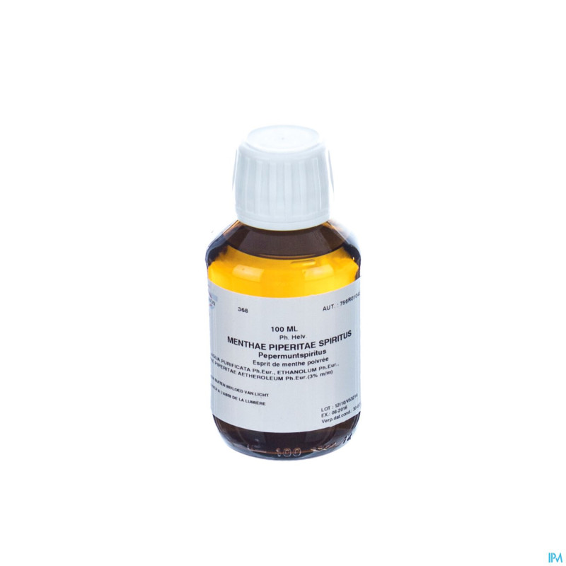 Menthe/ munt alcoolat.    100ml fag