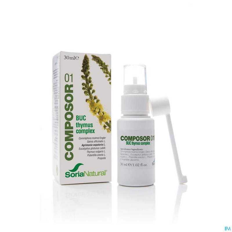 Soria composor buccosor spray gorge+propolis  30ml