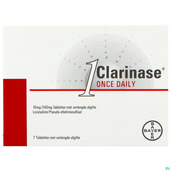 Clarinase 240/10 once daily comp 7