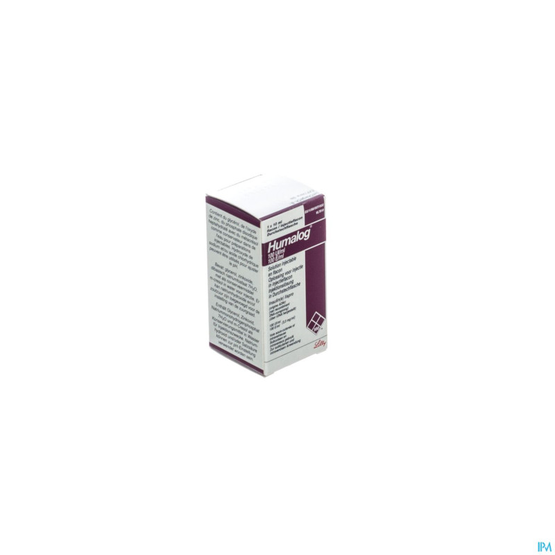 Humalog vial 100u/ml 10 ml