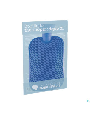 Marque v bouillotte bleue+anse   2l