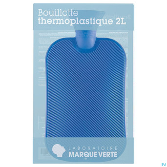 Marque v bouillotte bleue+anse   2l