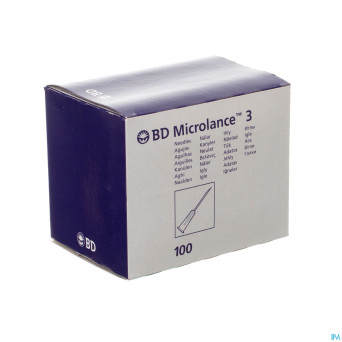 Bd microlance 3 aig.22g 1 1/4rb 0,7x30mm noir    1
