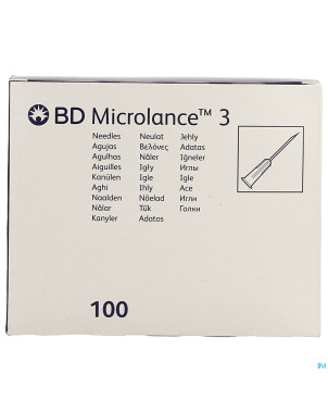 Bd microlance 3 aig.22g 1 1/4rb 0,7x30mm noir    1