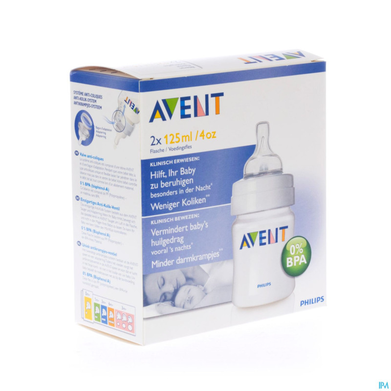 Avent biberon duo 125ml