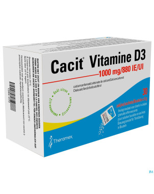 Cacit vit. d3 1000mg/880iu gran efferv. sach 30