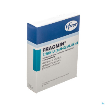 Fragmin ser sc 10x 7500u/0,75ml