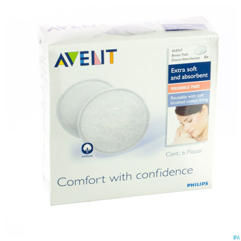 Philips avent coussinet allaitem.lavable    6