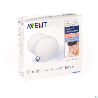 Philips avent coussinet allaitem.lavable    6