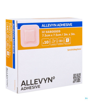 Allevyn pans adh hydrocel.  7,5x 7,5cm 10 66800009
