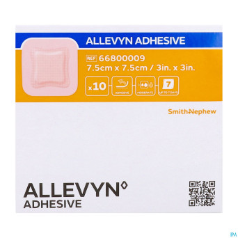 Allevyn pans adh hydrocel.  7,5x 7,5cm 10 66800009
