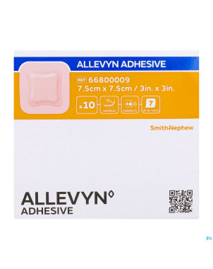 Allevyn pans adh hydrocel.  7,5x 7,5cm 10 66800009
