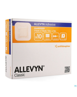 Allevyn pans adh hydrocel.  7,5x 7,5cm 10 66800009