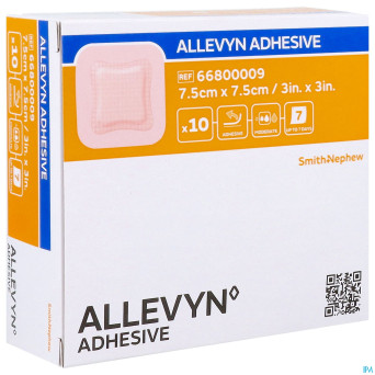 Allevyn pans adh hydrocel.  7,5x 7,5cm 10 66800009