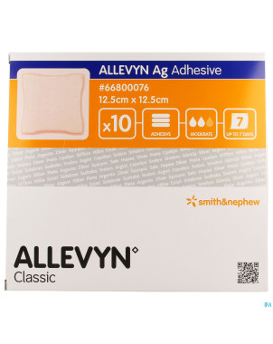Allevyn pans adh hydrocel. 12,5x12,5cm 10 66800010
