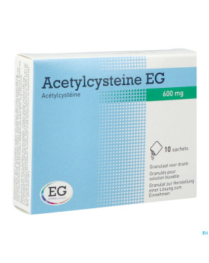 Acetylcysteine eg sach 10x600mg