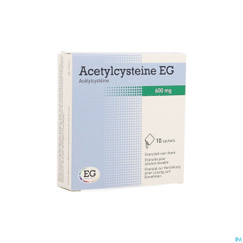 Acetylcysteine eg sach 10x600mg
