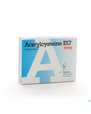 Acetylcysteine eg sach 10x600mg