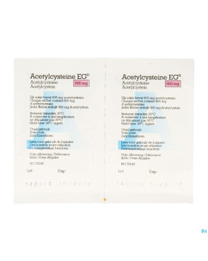 Acetylcysteine eg sach 10x600mg