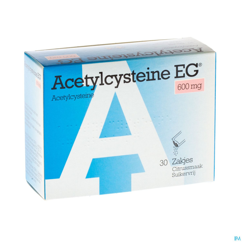 Acetylcysteine eg sach 30x600mg