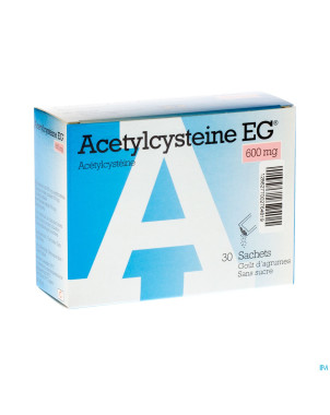 Acetylcysteine eg sach 30x600mg