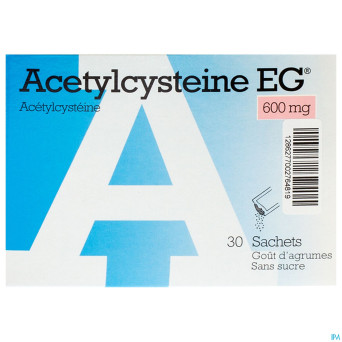 Acetylcysteine eg sach 30x600mg