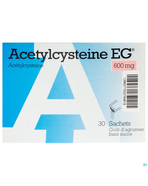 Acetylcysteine eg sach 30x600mg