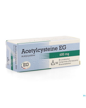 Acetylcysteine eg 600mg comp eff 10x600mg
