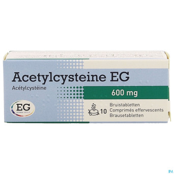 Acetylcysteine eg 600mg comp eff 10x600mg