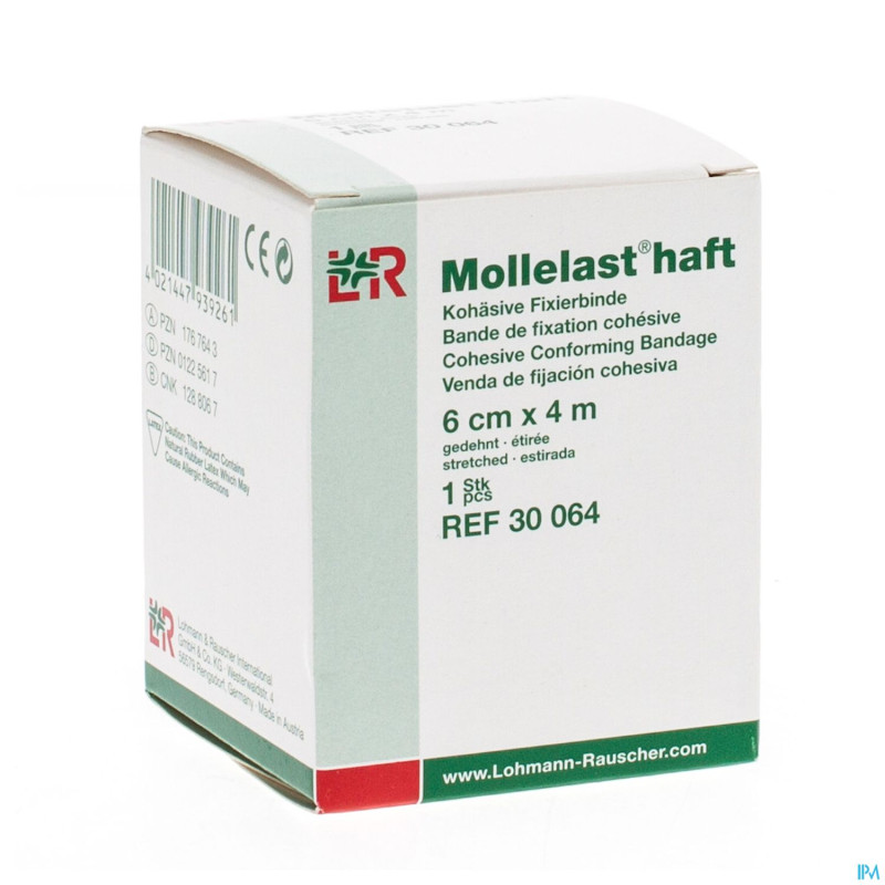 Mollelast haft bande elast adh    6cmx 4m 30064