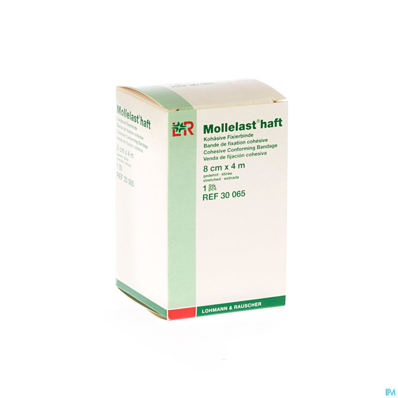 Mollelast haft bande elast adh    8cmx 4m 30065