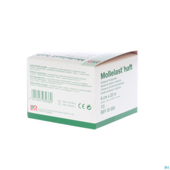 Mollelast haft bande elast adh    6cmx20m 30069