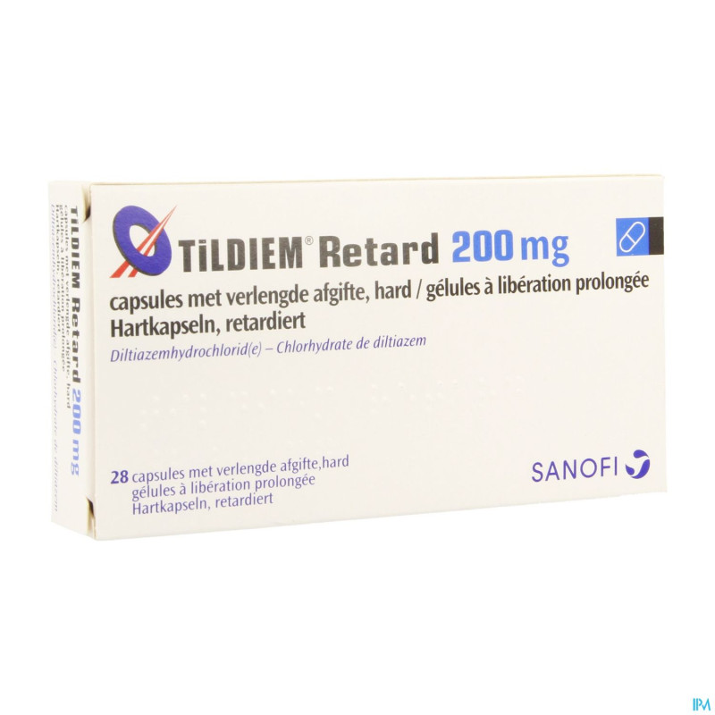 Tildiem retard 200 caps 28x200mg