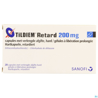 Tildiem retard 200 caps 28x200mg