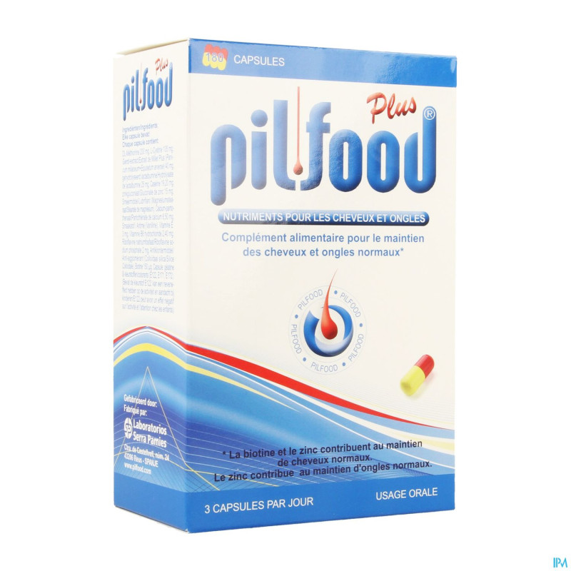 Pilfood plus caps 180