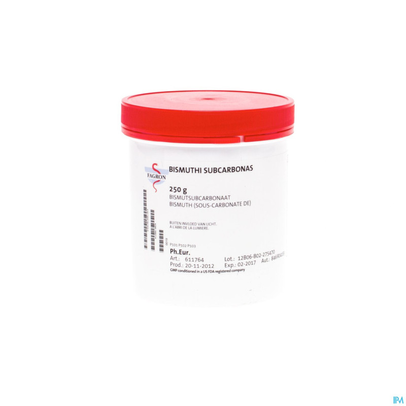Bismuth sous-carbonate pdr 250g fag