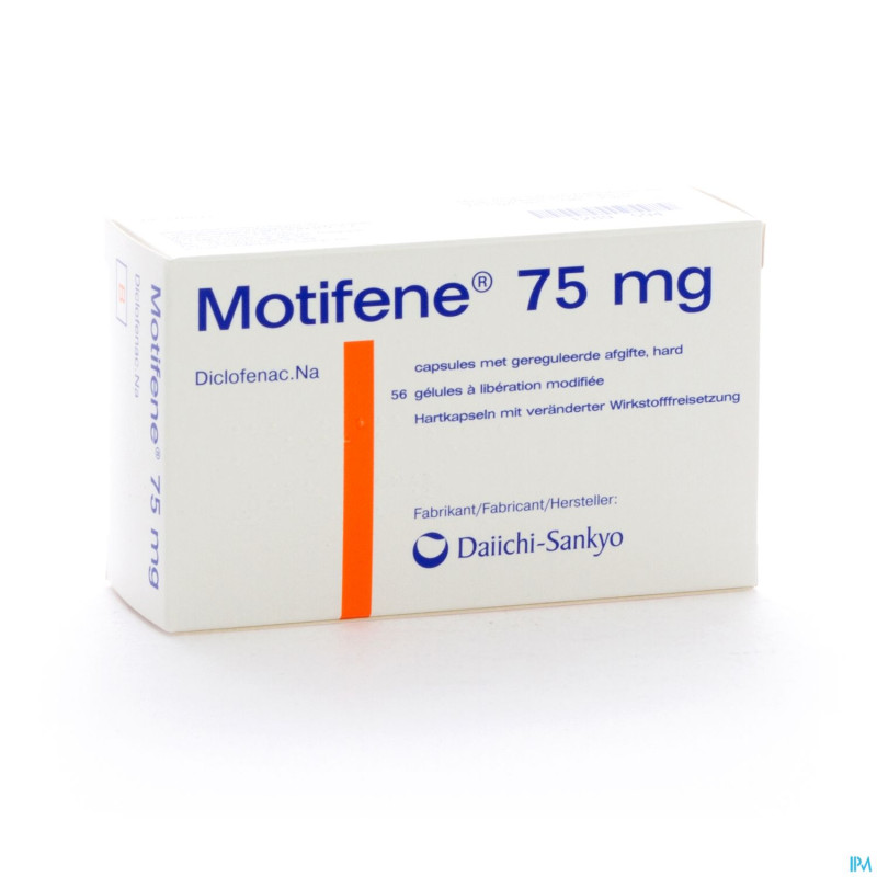 Motifene caps 56 x 75 mg