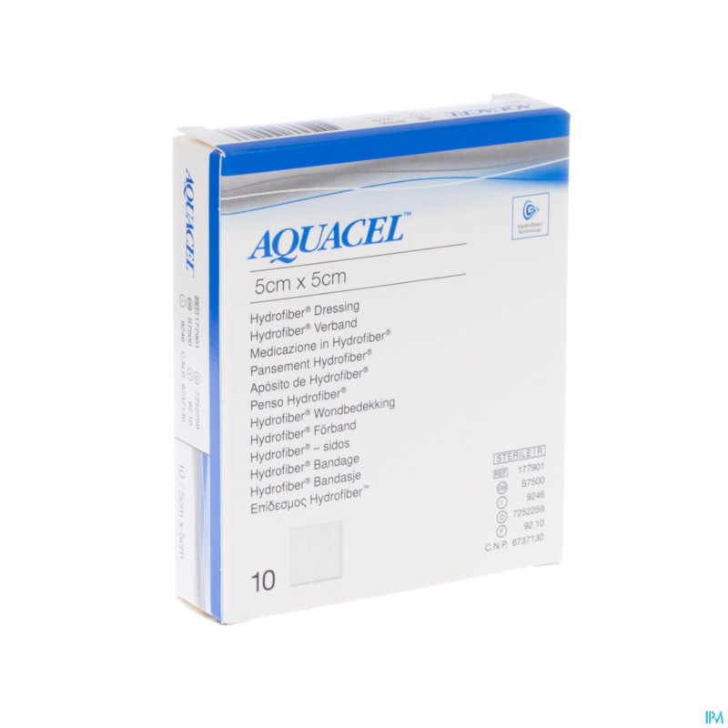 Aquacel pans hydrofiber ster    5cmx 5cm 10 177901