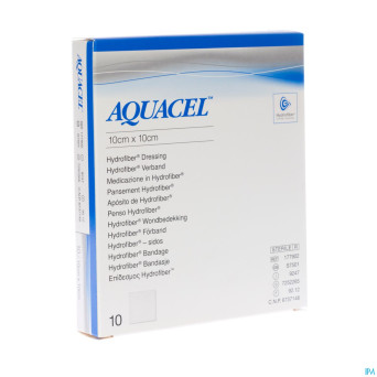 Aquacel pans hydrofiber ster   10cmx10cm 10 177902