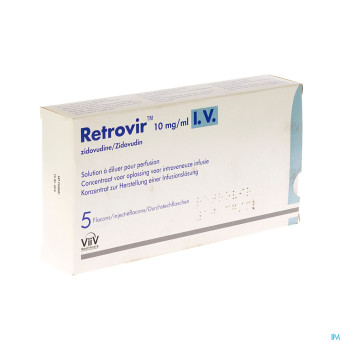 Retrovir iv amp 5 x 10 mg/ml