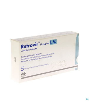 Retrovir iv amp 5 x 10 mg/ml