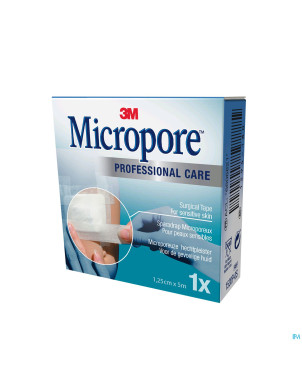 Micropore 3m tape    12,5mmx5m rouleau 1 1530p-0s
