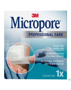 Micropore 3m tape    12,5mmx5m rouleau 1 1530p-0s