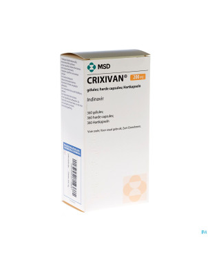 Crixivan caps 360 x 200 mg