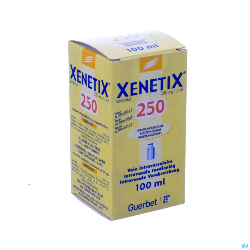 Xenetix sol inj 250 mg/1 ml 100 ml