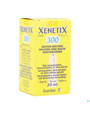 Xenetix sol inj 300 mg/1 ml  20 ml
