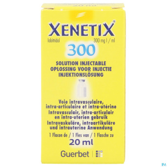 Xenetix sol inj 300 mg/1 ml  20 ml