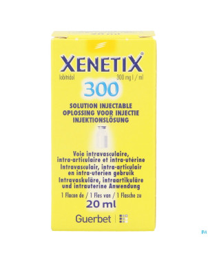 Xenetix sol inj 300 mg/1 ml  20 ml