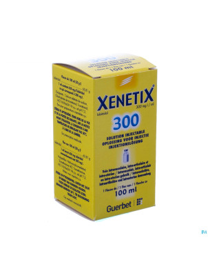 Xenetix sol inj 300 mg/1 ml 100 ml