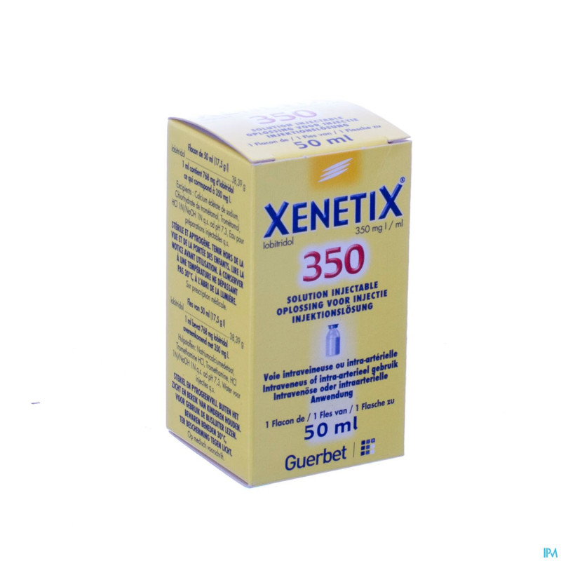 Xenetix sol inj 350 mg/1 ml  50 ml